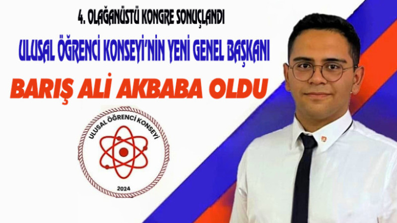 ULUSAL ÖĞRENCİ KONSEYİ YENİ BAŞKANINI SEÇTİ