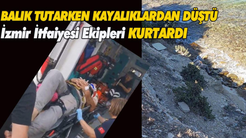 Kayalıklardan düşen kişiyi 