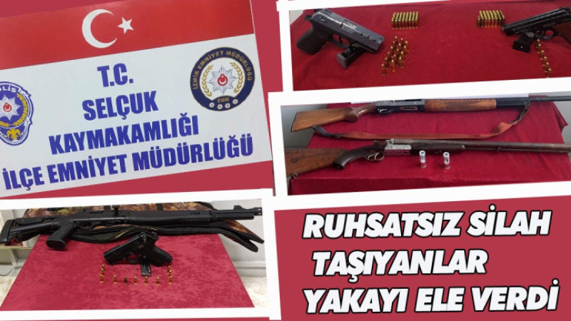 RUHSATSIZ ATEŞLİ SİLAH TAŞIYANLAR 