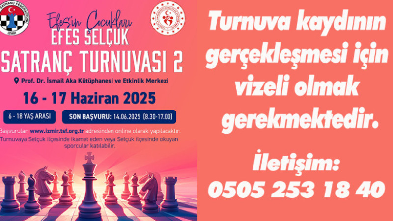 EFES’İN ÇOCUKLARI 2. SATRANÇ TURNUVASI